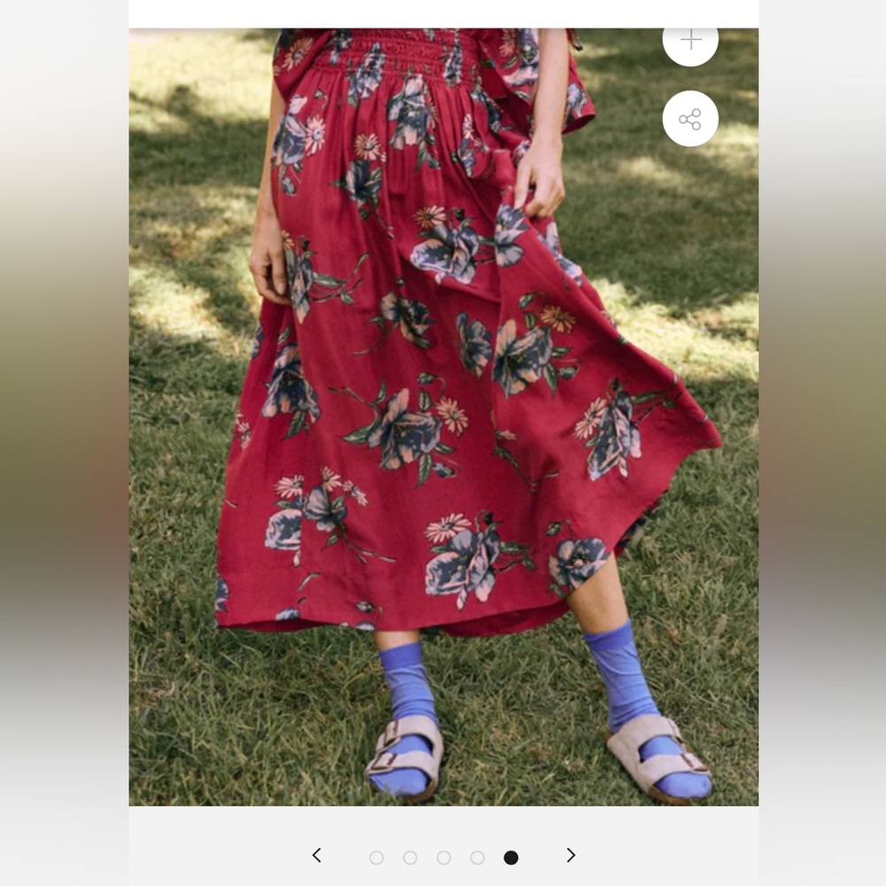 The Great. Skirt. Size 1. Viola pastoral. Worn once
